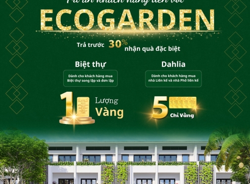 Mua nhà Ecogarden - Rinh ngay quà vàng
